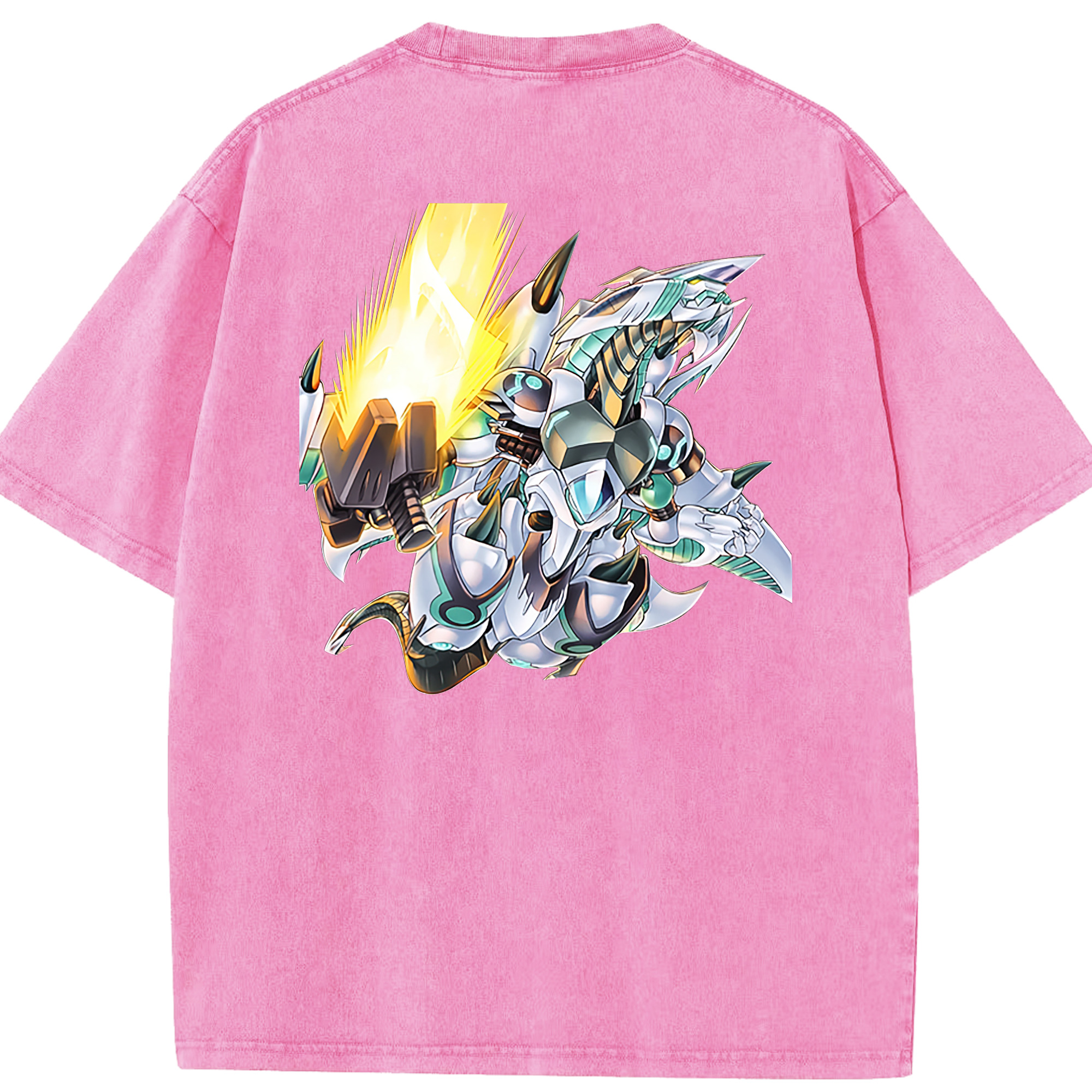 （画像用） 遊☆戯☆王 Yu-Gi-Oh! 綿100% ヴィンテージ風 半袖Tシャツ（背面プリント）